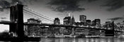 Pyramid Brooklyn Bridge at Dusk Poster 91,5x30,5cm | Posters.nl