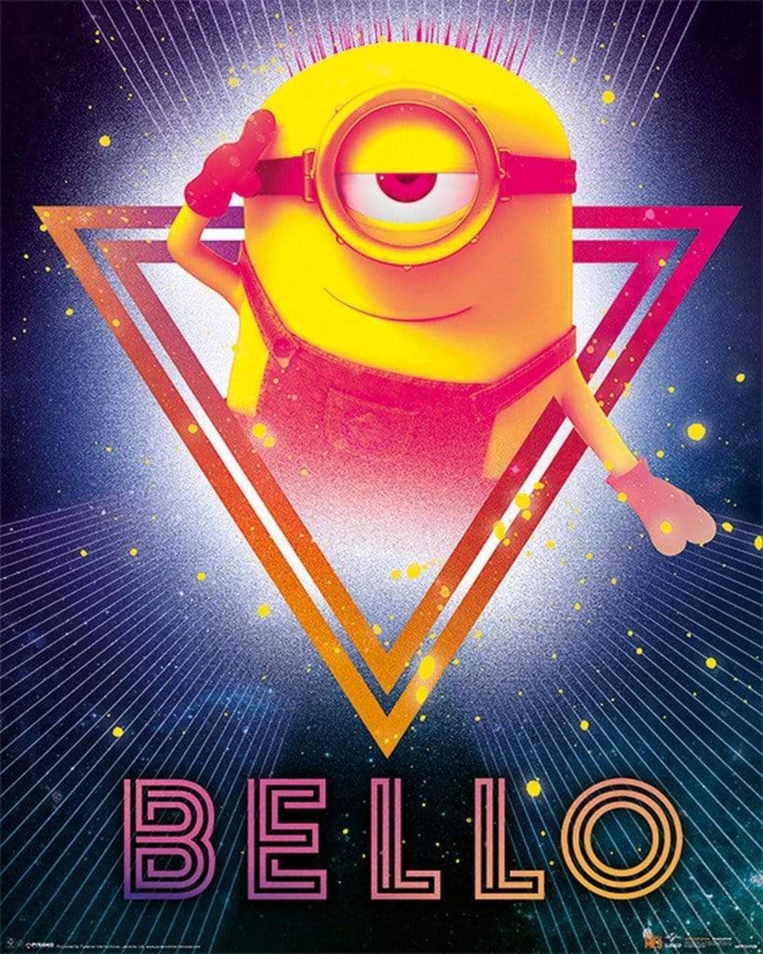 Pyramid Despicable Me 3 80s Bello Poster 40x50cm | Posters.nl