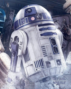 Pyramid Star Wars the Last Jedi R2 D2 Droid Poster 40x50cm | Posters.nl