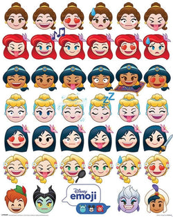 Pyramid Disney Emoji Princess Emotions Poster 40x50cm | Posters.nl