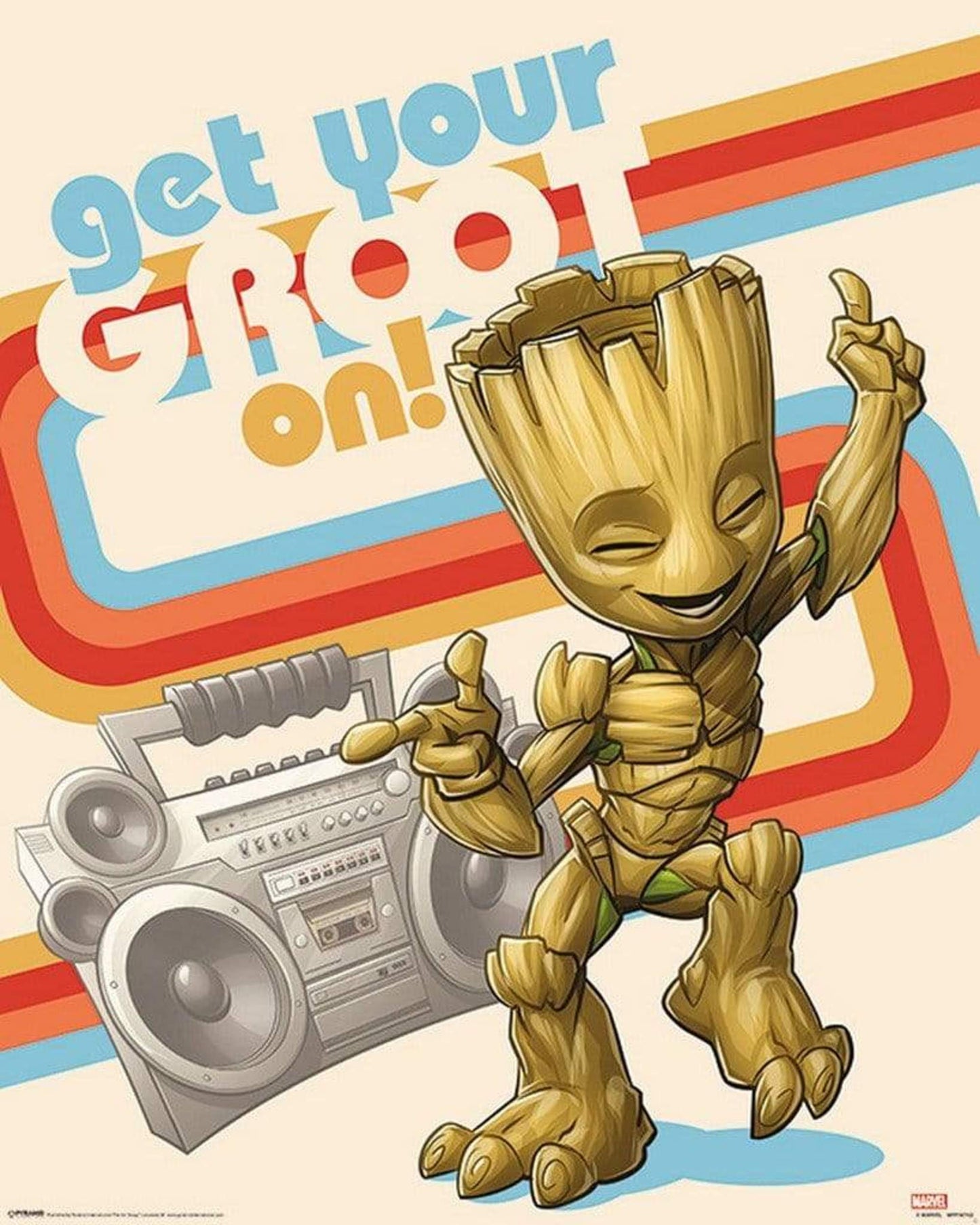 Pyramid Guardians of the Galaxy Vol 2 Get Your Groot On Poster 40x50cm | Posters.nl