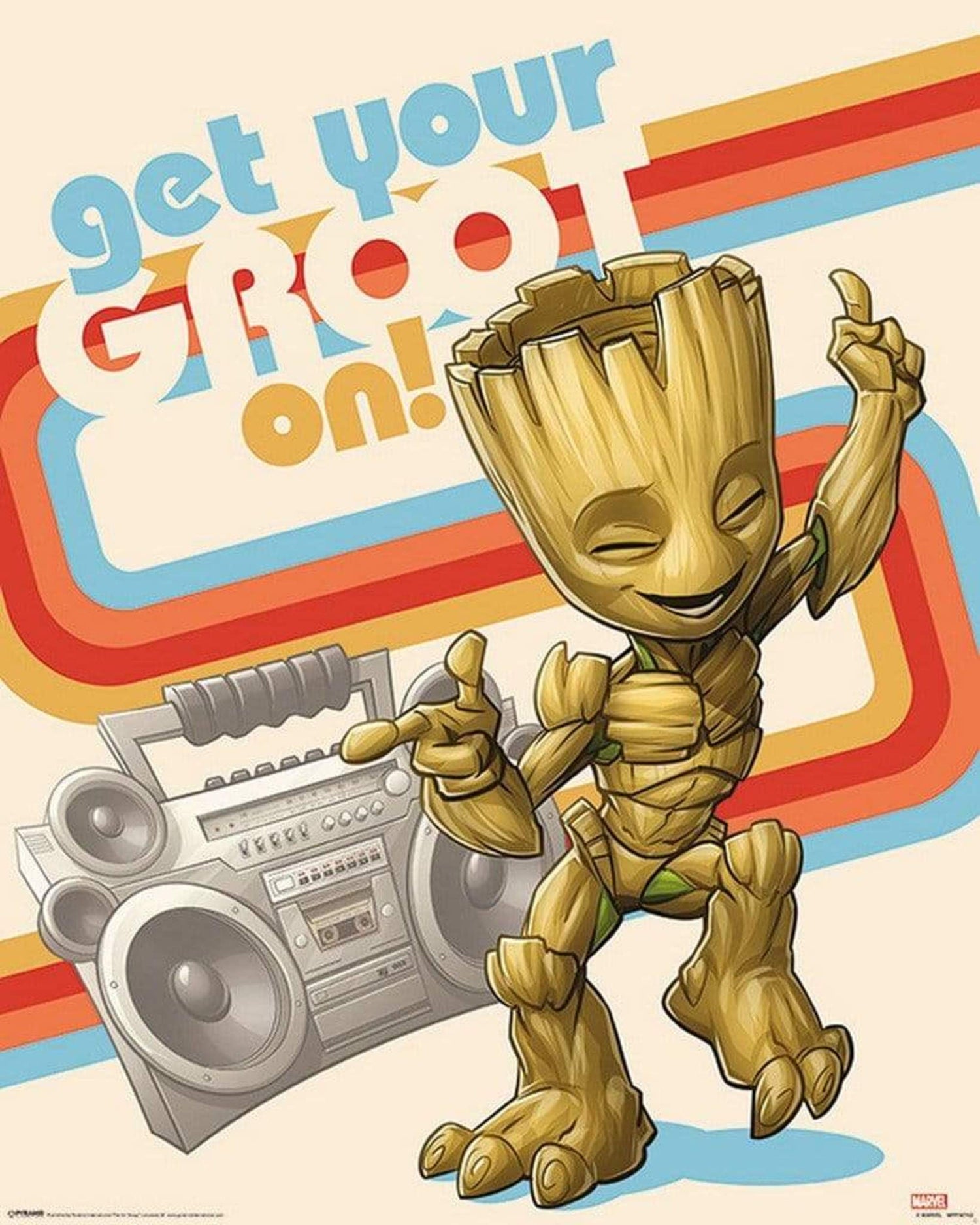 Pyramid Guardians of the Galaxy Vol 2 Get Your Groot On Poster 40x50cm | Posters.nl