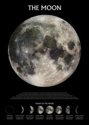 Pyramid The Moon Phases Poster 61x91,5cm | Posters.nl
