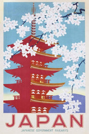Pyramid Japan Railways Blossom Poster 61x91,5cm | Posters.nl