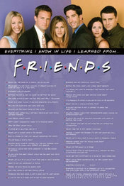 Pyramid Friends Everything I Know Poster 61x91,5cm | Posters.nl