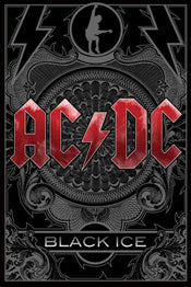 Pyramid AC DC Black Ice Poster 61x91,5cm | Posters.nl