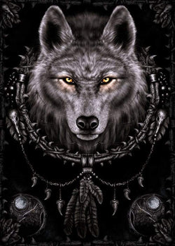 Pyramid Spiral Wolf Dreams Poster 61x91,5cm | Posters.nl