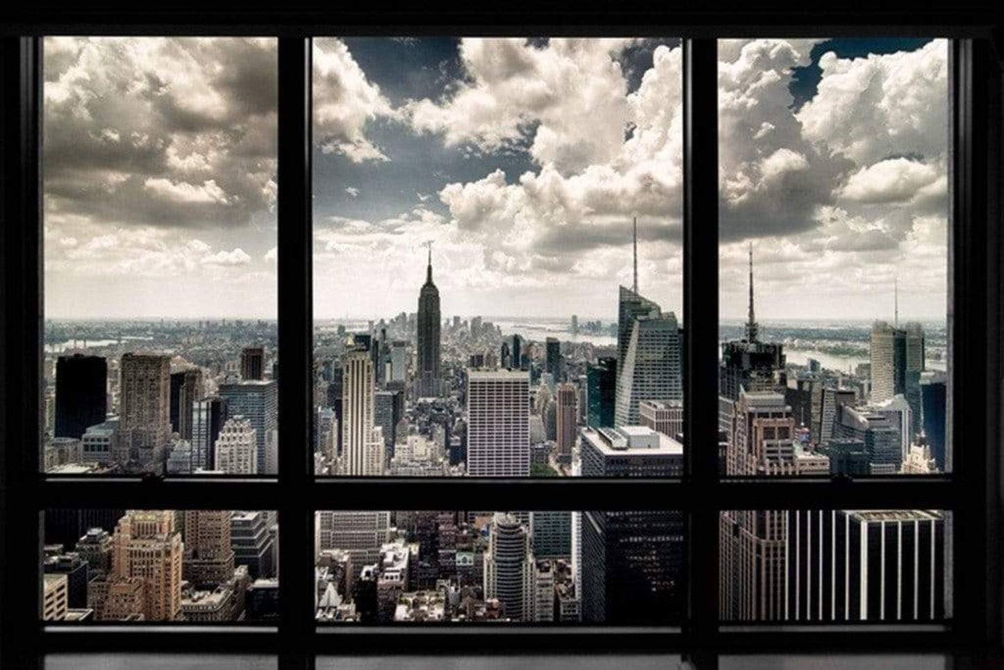 Pyramid New York Window Poster 91,5x61cm | Posters.nl