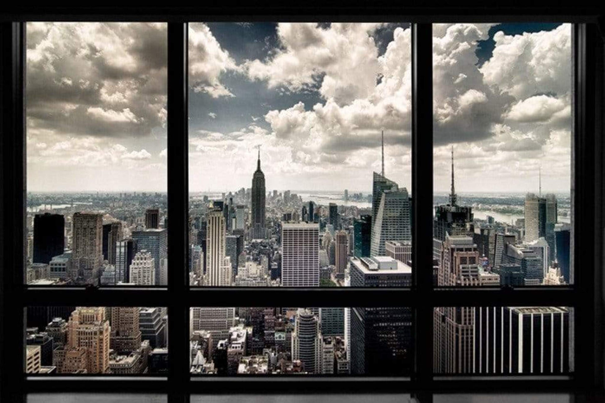 Pyramid New York Window Poster 91,5x61cm | Posters.nl