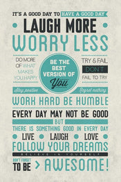 Pyramid Be Awesome Poster 61x91,5cm | Posters.nl