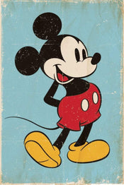 Pyramid Mickey Mouse Retro Poster 61x91,5cm | Posters.nl