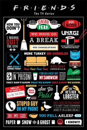 Pyramid Friends Infographic Poster 61x91,5cm | Posters.nl