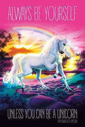 Pyramid Unicorn Always Be Yourself Poster 61x91,5cm | Posters.nl