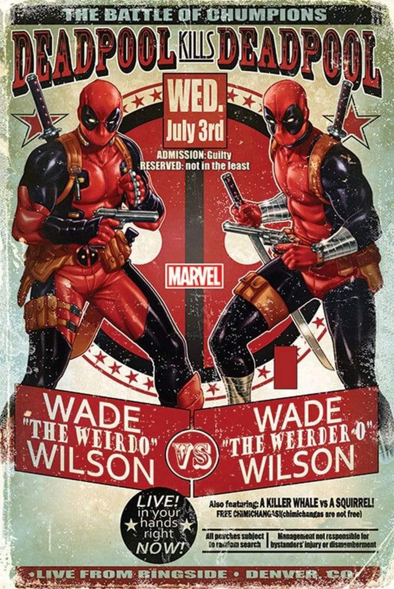 Pyramid Deadpool Wade vs Wade Poster 61x91,5cm | Posters.nl