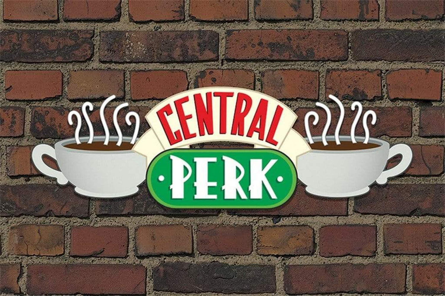 Pyramid Friends Central Perk Brick Poster 91,5x61cm | Posters.nl