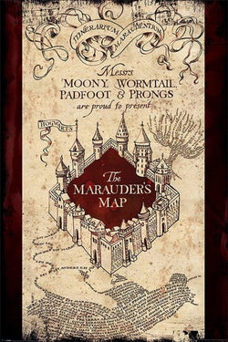 Pyramid Harry Potter The Marauders Map Poster 61x91,5cm | Posters.nl