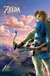 Pyramid The Legend of Zelda Breath of the Wild Hyrule Scene Landscape Poster 61x91,5cm | Posters.nl