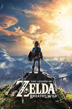 Pyramid The Legend of Zelda Breath of the Wild Sunset Poster 61x91,5cm | Posters.nl