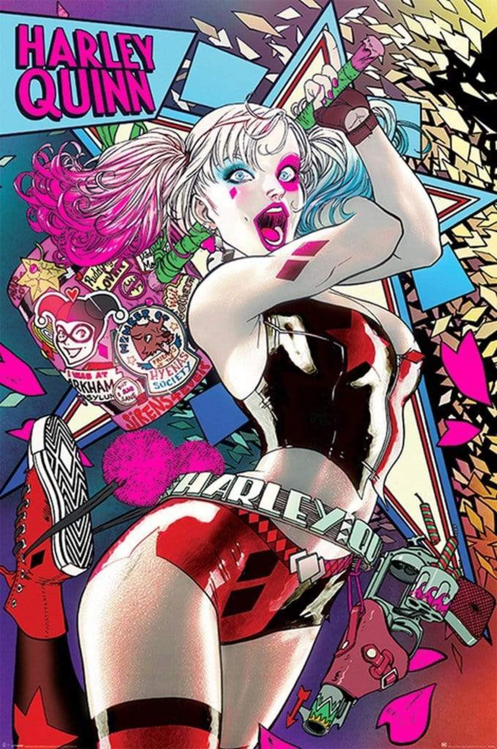 Pyramid Batman Harley Quinn Neon Poster 61x91,5cm | Posters.nl