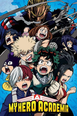 Pyramid My Hero Academia Cobalt Blast Group Poster 61x91,5cm | Posters.nl