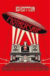 pyramid pp34445 led zeppelin mothership red poster 61x91 5cm | Posters.nl