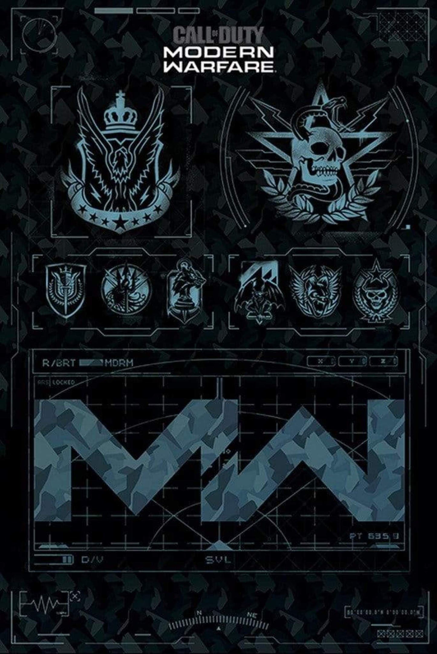 Pyramid Call of Duty Modern Warfare Fractions Poster 61x91,5cm | Posters.nl