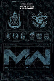 Pyramid Call of Duty Modern Warfare Fractions Poster 61x91,5cm | Posters.nl