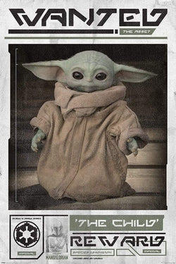 Pyramid Star Wars The Mandalorian Wanted the Child Poster 61x91,5cm | Posters.nl