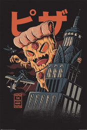 Pyramid Ilustrata Pizza Kong Poster 61x91,5cm | Posters.nl