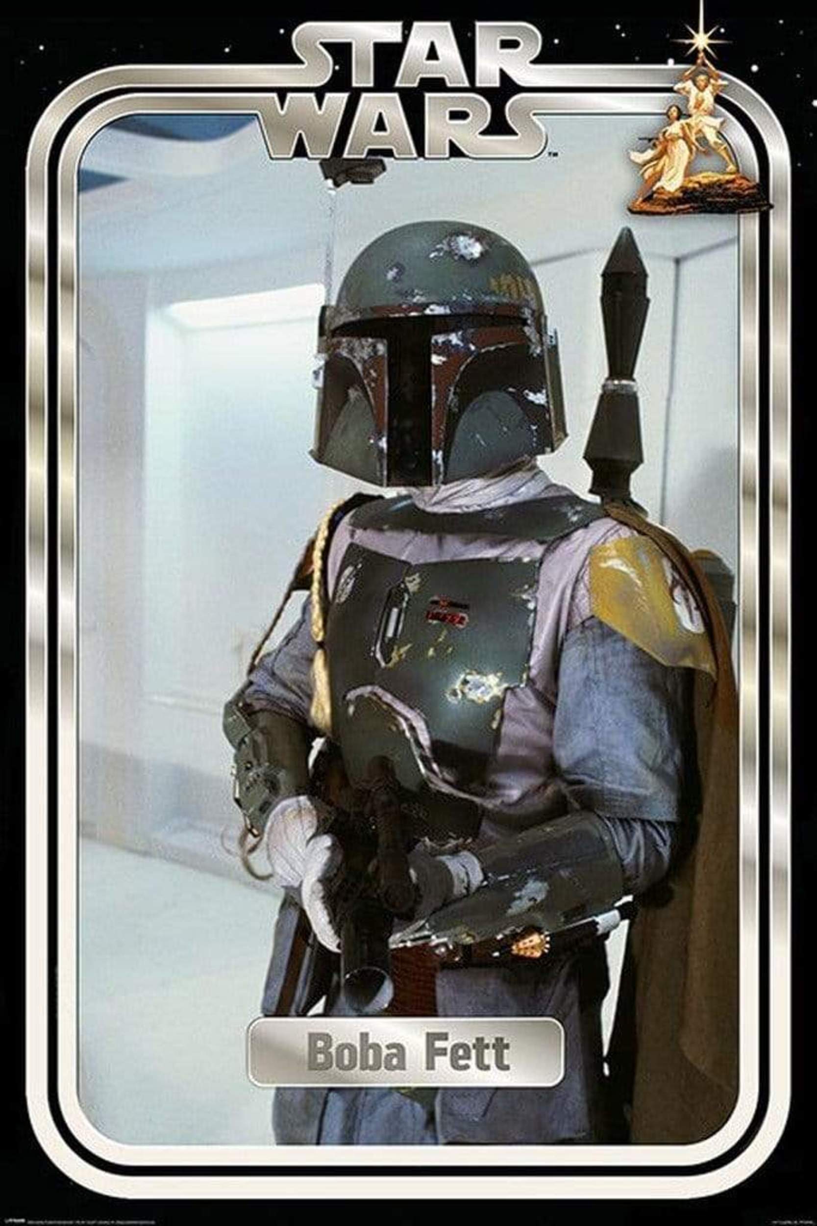 Pyramid Star Wars Boba Fett Retro Packaging Poster 61x91,5cm | Posters.nl