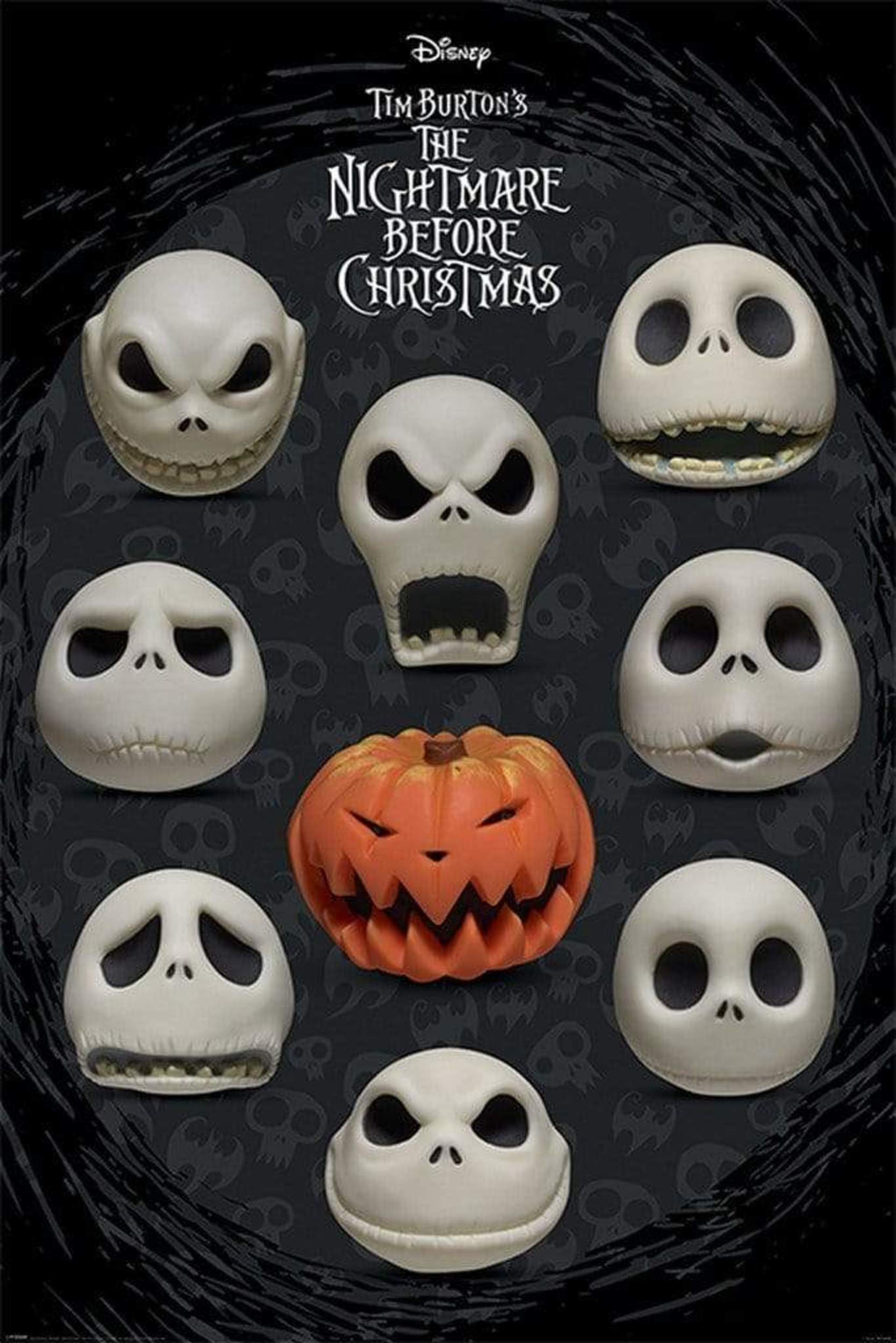 Pyramid Nightmare Before Christmas Many Faces of Jack Poster 61x91,5cm | Posters.nl