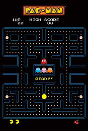 Pyramid Pac Man Maze Poster 61x91,5cm | Posters.nl