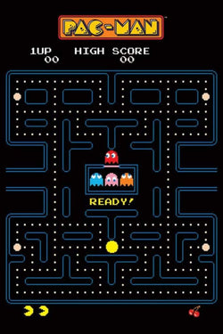 Pyramid Pac Man Maze Poster 61x91,5cm | Posters.nl