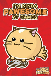 Pyramid Fuzzballs Pawsome Gamer Poster 61x91,5cm | Posters.nl