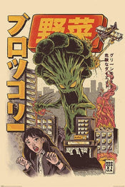 Pyramid Ilustrata Broccozilla Poster 61x91,5cm | Posters.nl