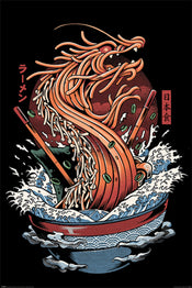 Pyramid PP34788 Ilustrata Dragon Ramen Poster 61X91 5cm | Posters.nl