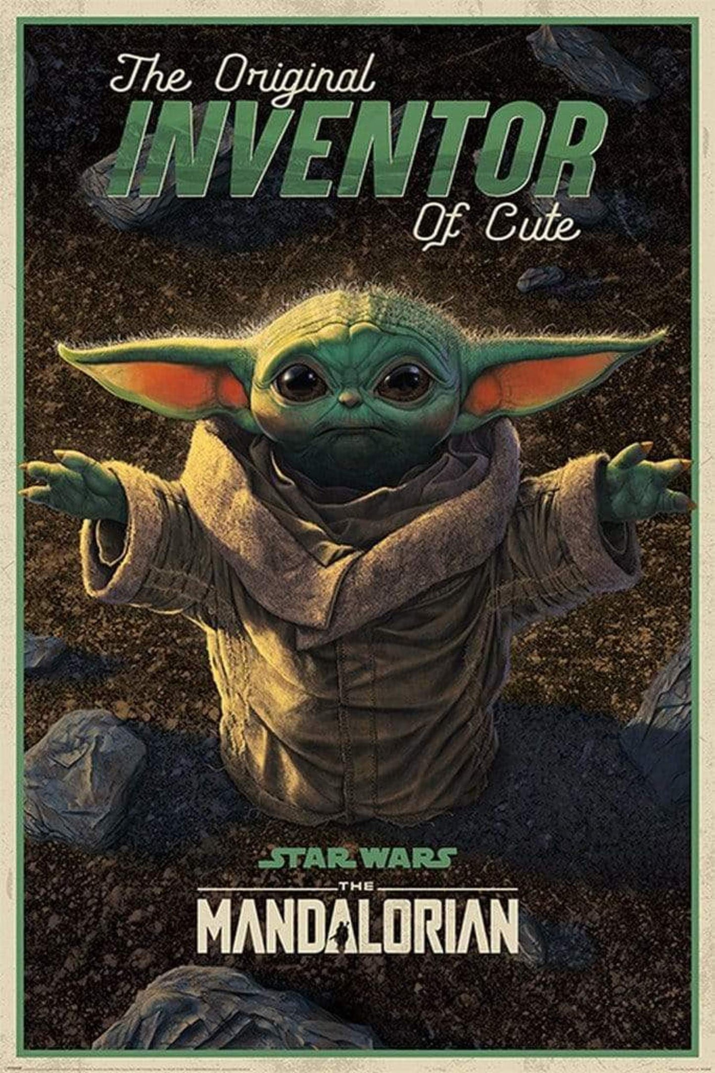 Pyramid Star Wars The Mandalorian The Original Inventor of Cute Poster 61x91,5cm | Posters.nl