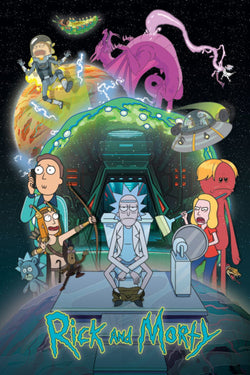 Pyramid Pp34955 Rick And Morty Toilet Adventure Poster 61X91-5cm | Posters.nl