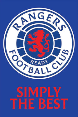 pyramid pp34963 rangers f c simply the best poster 61x91 5cm | Posters.nl