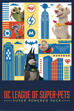 Pyramid Pp34975 Dc Super Pets Activate Poster 61x91,5cm | Posters.nl