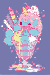 Pyramid PP34991 Tasty Peach Nomwhal Poster 61X91 5cm | Posters.nl