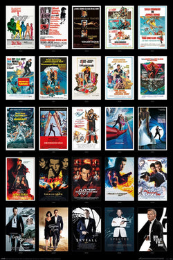 pyramid pp35050 james bond 25 films poster 61x91 5cm | Posters.nl