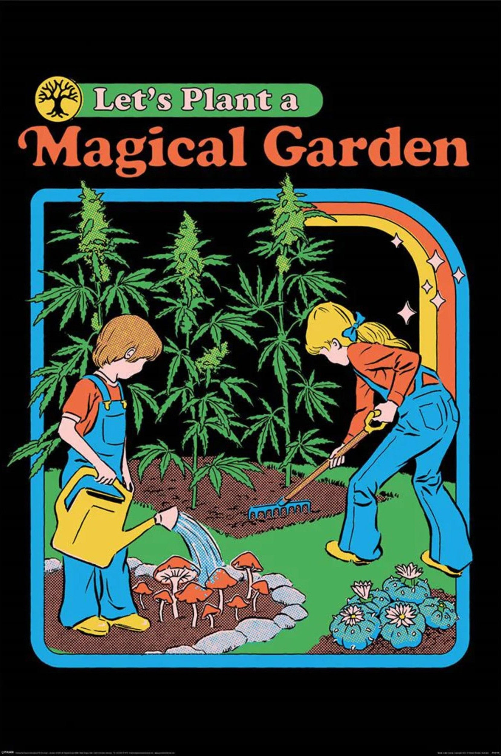 pyramid pp35199 steven rhodes lets plant a magical garden poster 61x91-5cm | Posters.nl