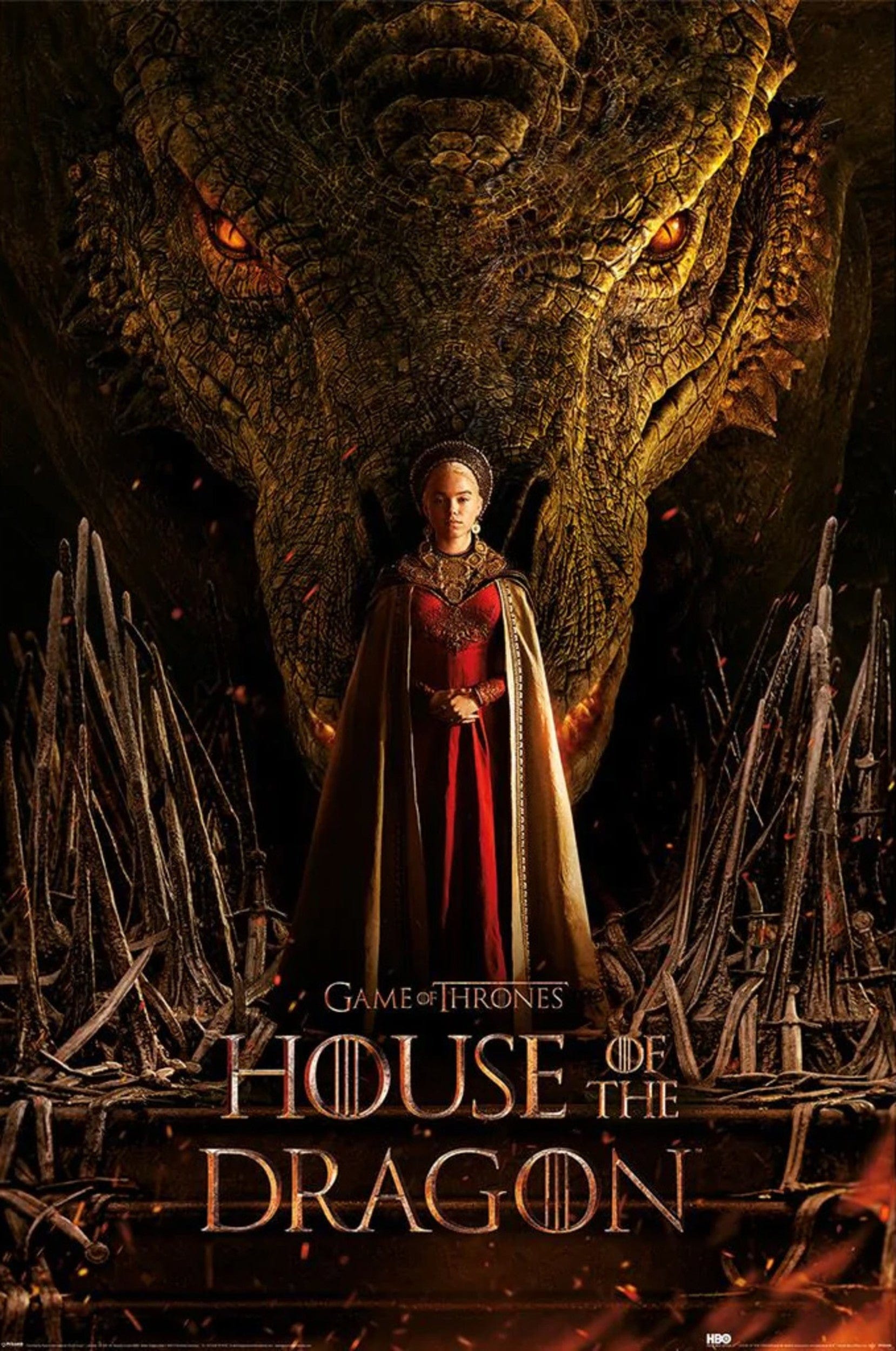 Pyramid Pp35204 House Of The Dragon Throne Poster 61X91,5cm | Posters.nl
