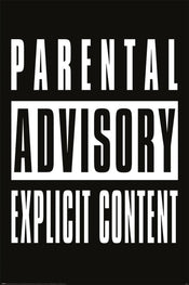 pyramid pp35241 parental advisory explicit content poster 61x91,5cm | Posters.nl