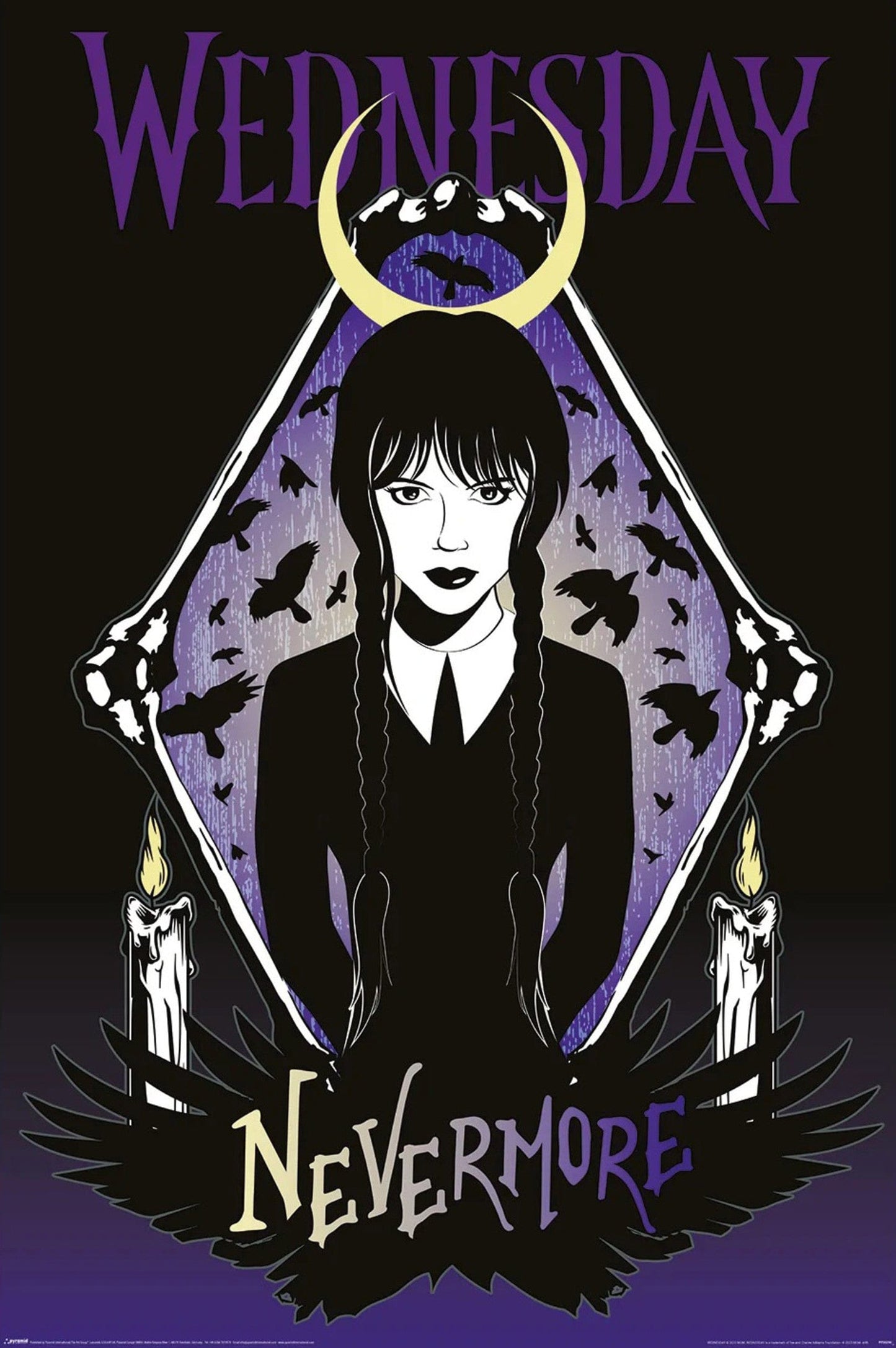 Pyramid Pp35290 Wednesday Ravens Poster 61X91,5cm | Posters.nl
