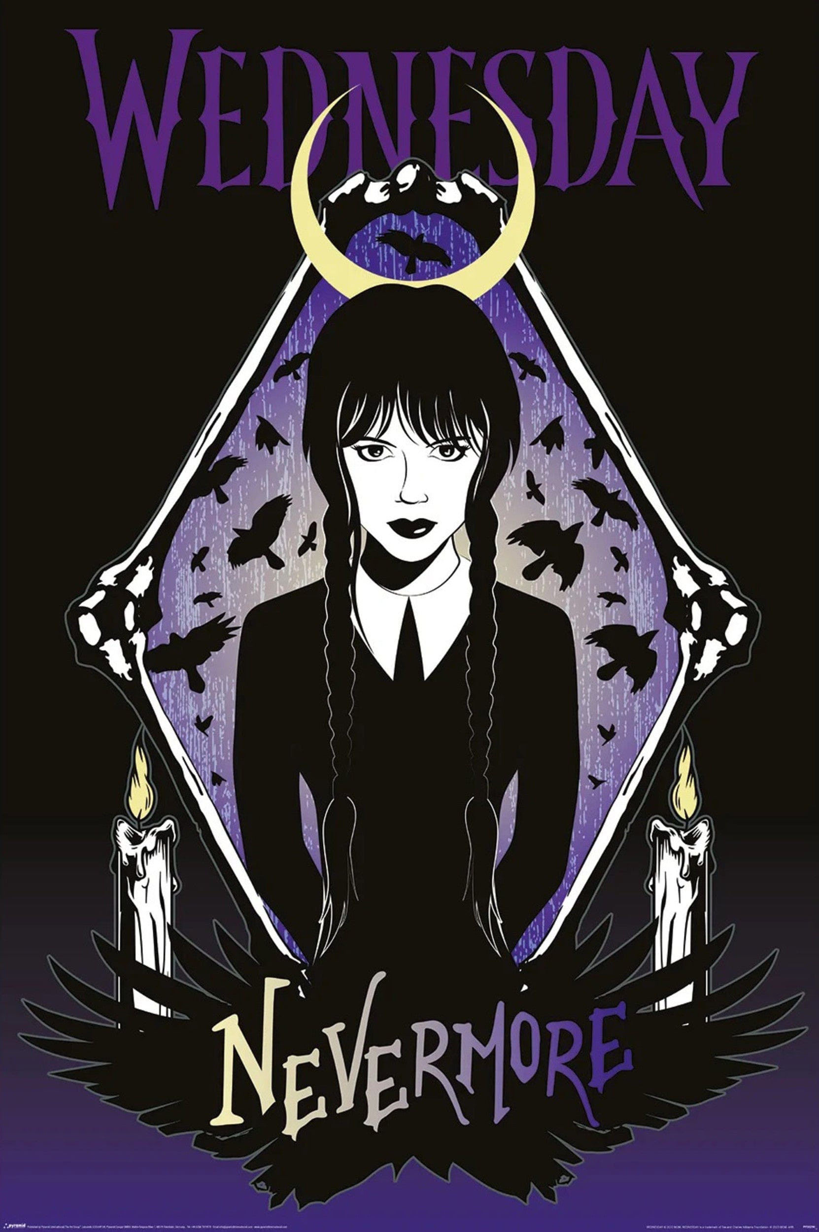 Pyramid Pp35290 Wednesday Ravens Poster 61X91,5cm | Posters.nl