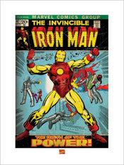 Pyramid Iron Man Birth of Power Kunstdruk 60x80cm | Posters.nl