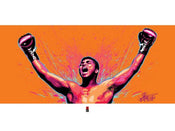 Pyramid Muhammad Ali Loud Kunstdruk 60x80cm | Posters.nl