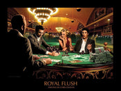 Pyramid Royal Flush Chris Consani Kunstdruk 60x80cm | Posters.nl